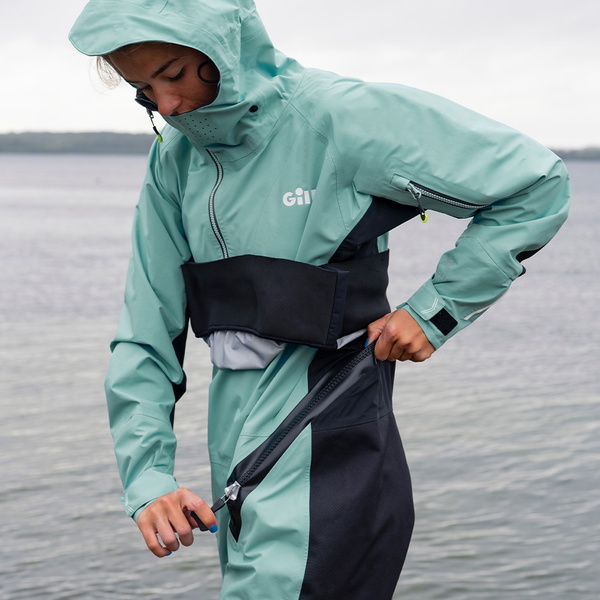 2026 Gill Womens Verso Dropseat Drysuit 4805W - Marine Blue
